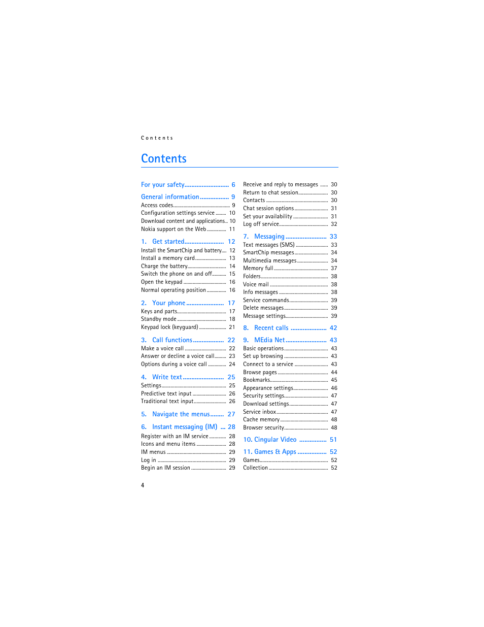 Nokia 6282 User Manual | Page 5 / 201