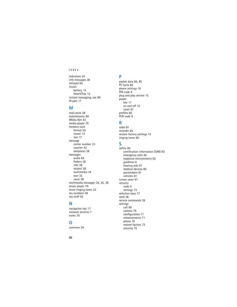 Nokia 6282 User Manual | Page 97 / 201