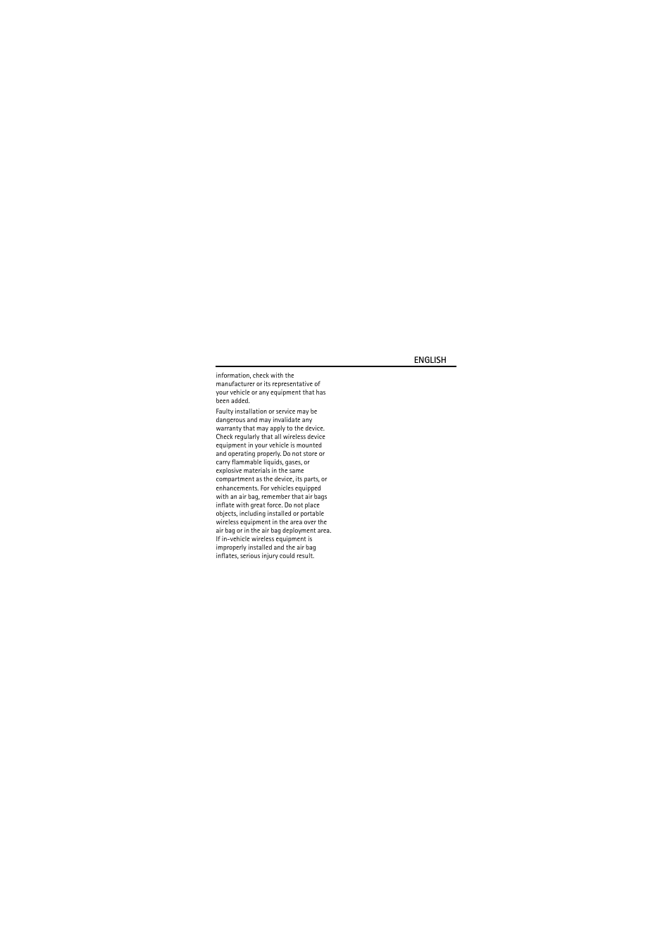 Nokia Wireless Plug-in Car Handsfree HF-33W User Manual | Page 9 / 9
