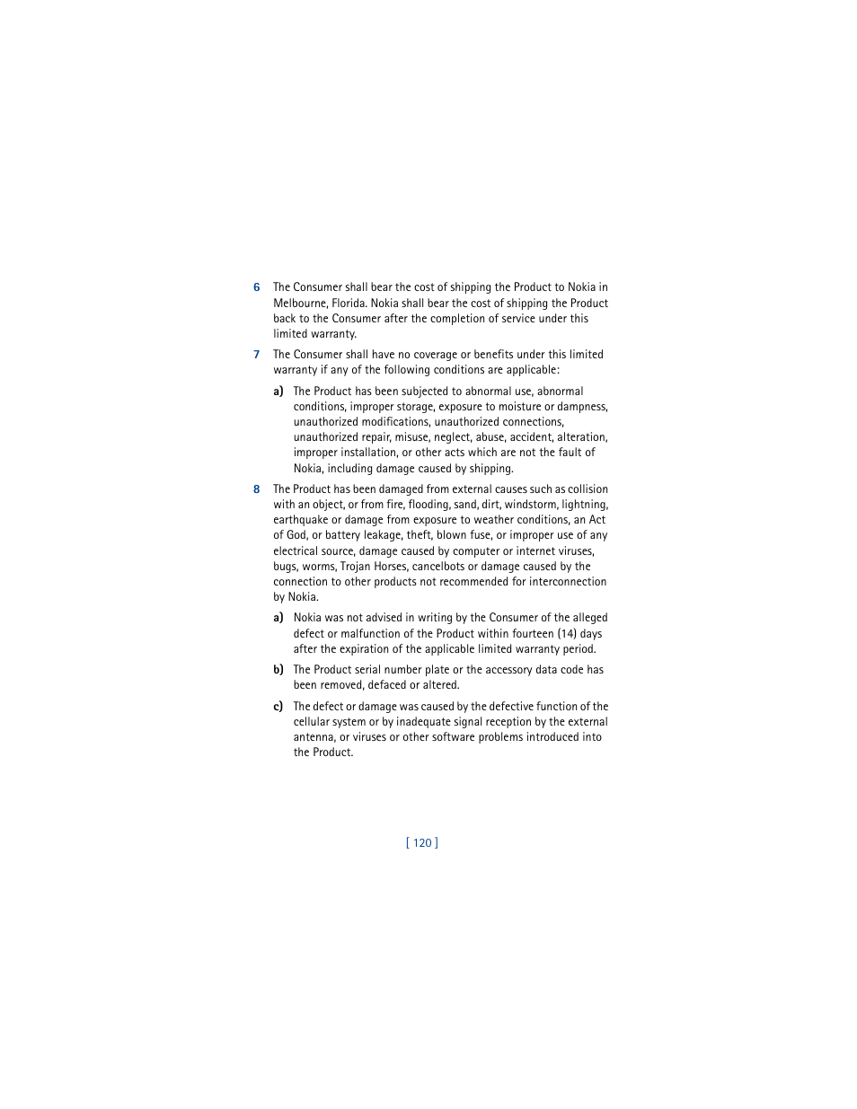 Nokia 8265i User Manual | Page 127 / 145