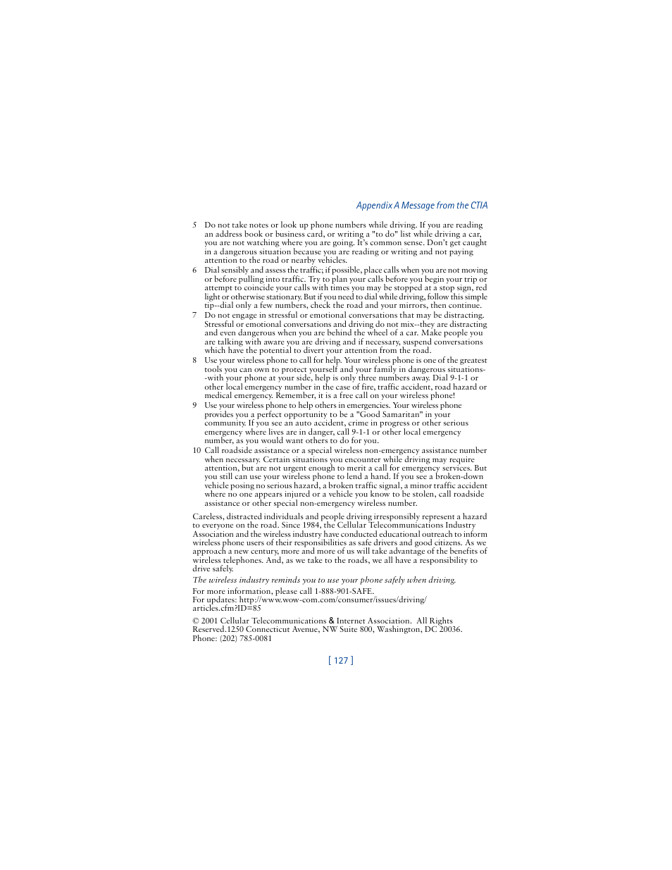 Nokia 8265i User Manual | Page 134 / 145