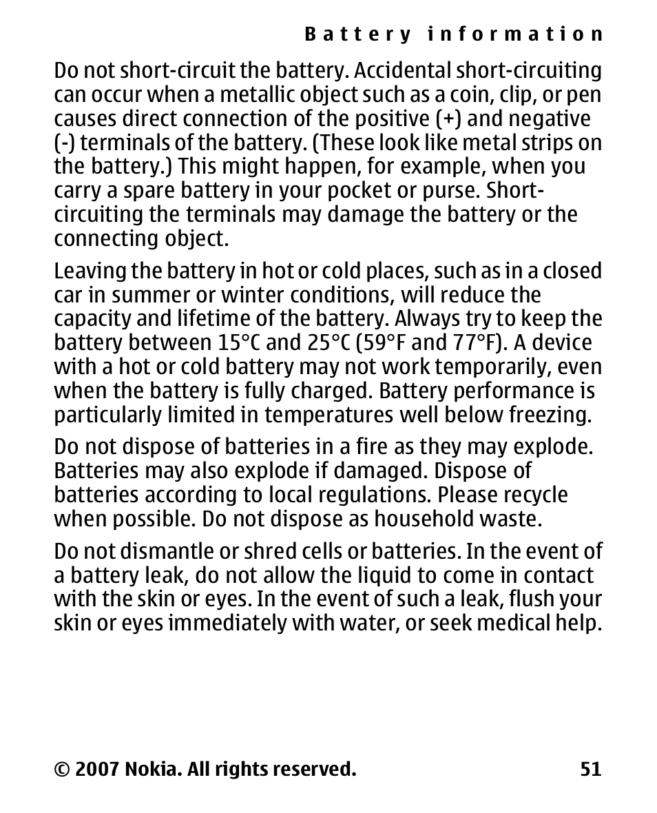 Nokia 2600 Classic User Manual | Page 51 / 65