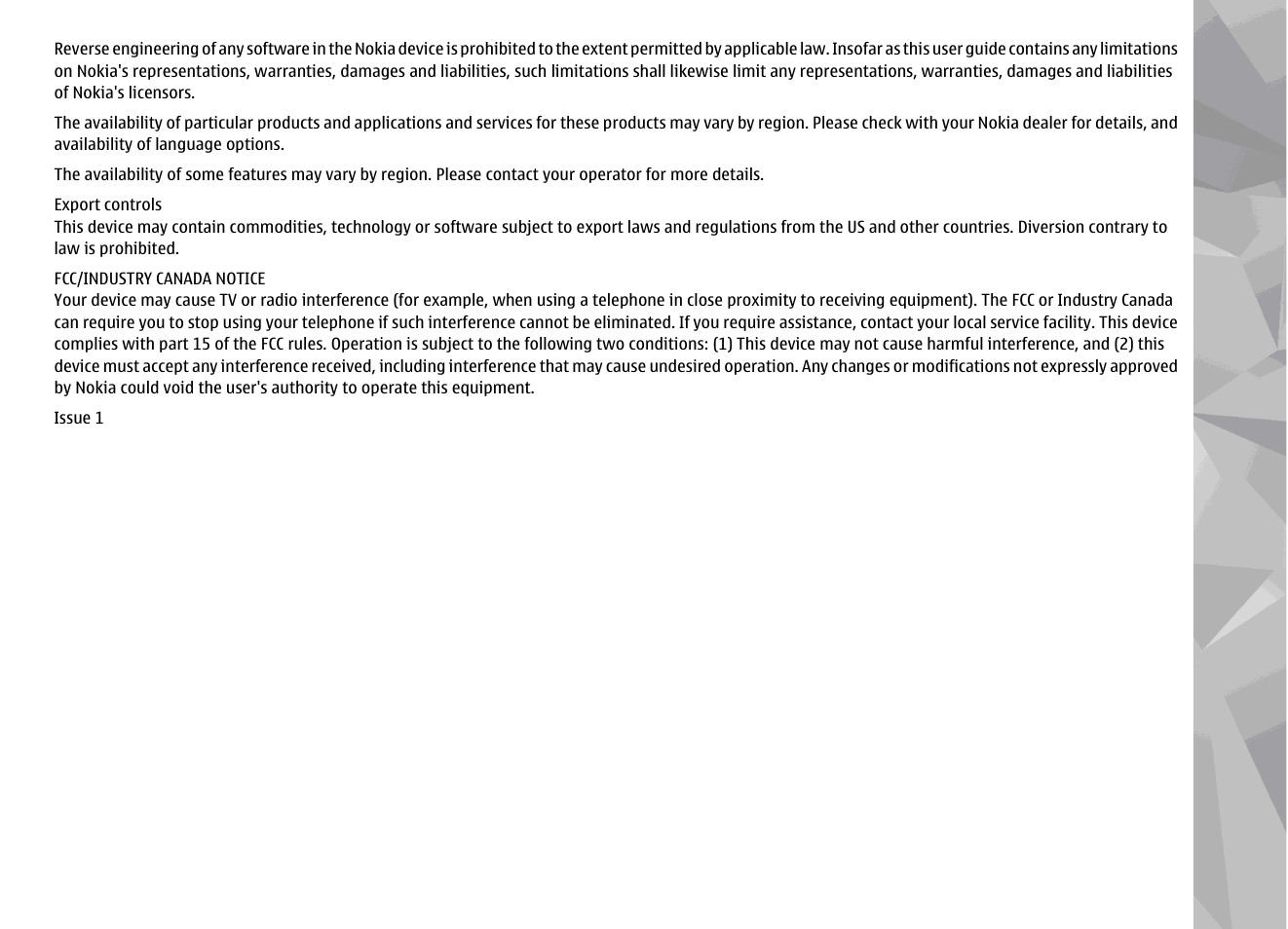 Nokia N96 User Manual | Page 3 / 396