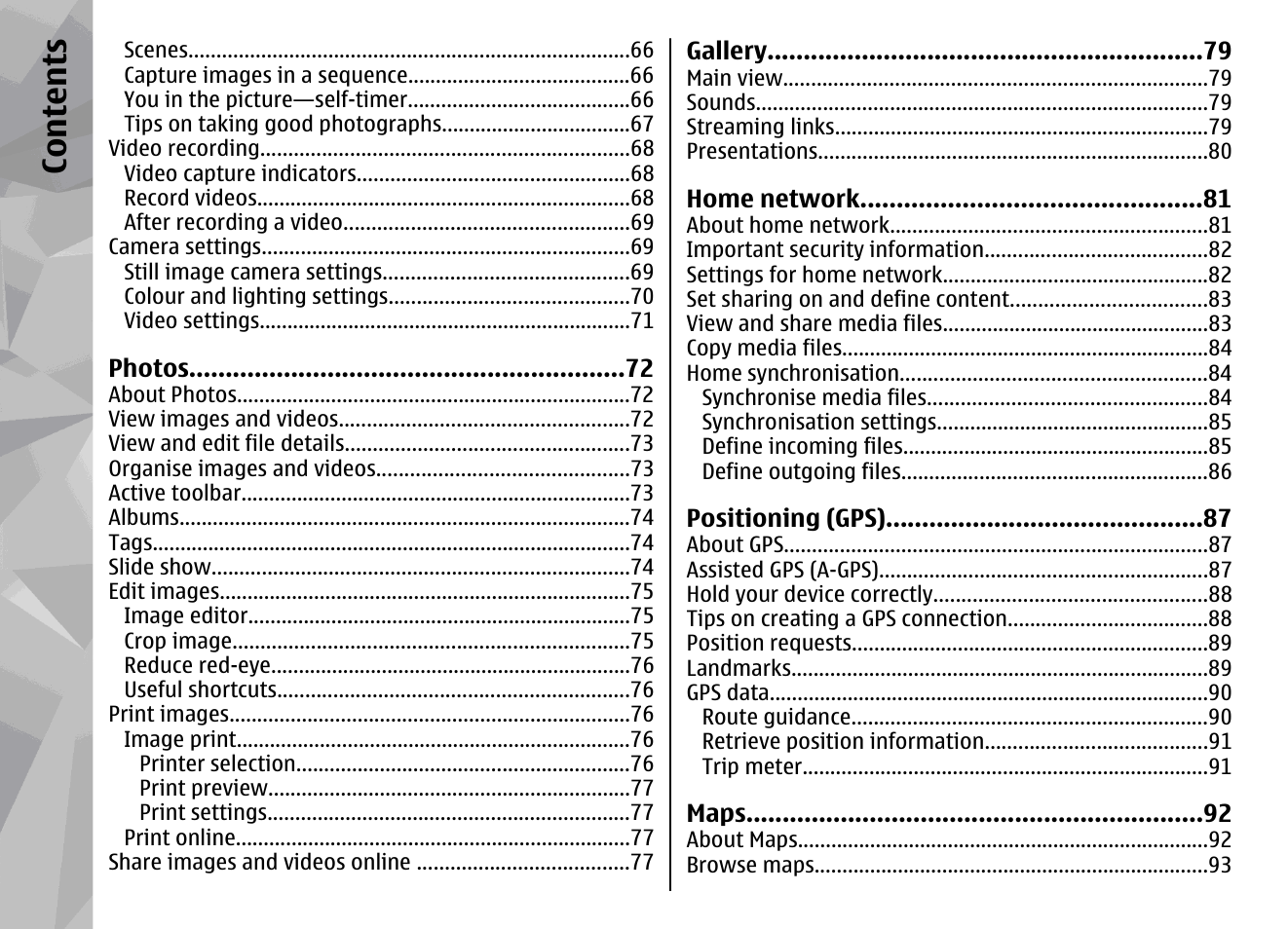 Co nte nts | Nokia N96 User Manual | Page 6 / 396