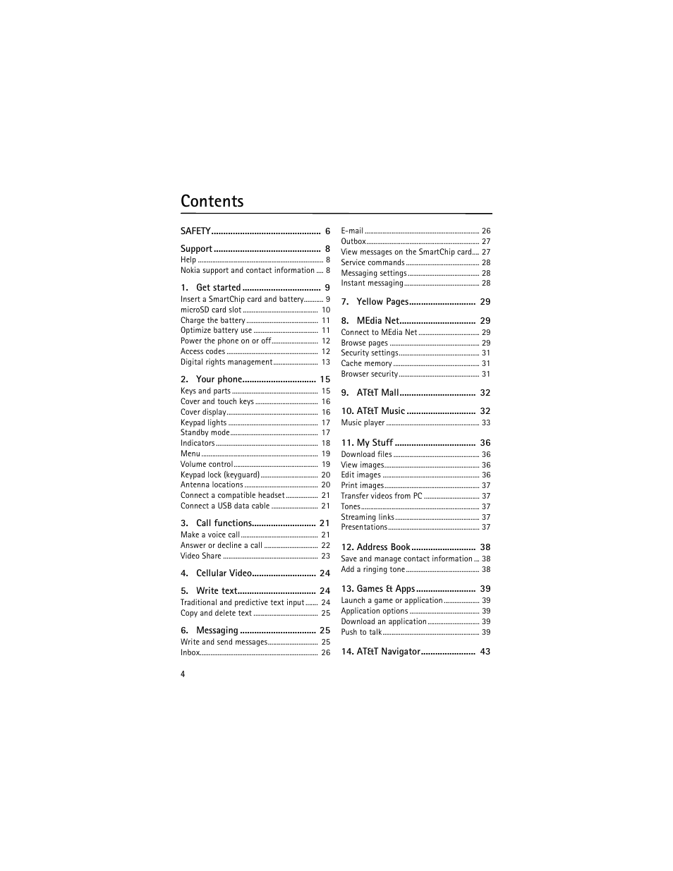 Nokia 6650 Fold User Manual | Page 5 / 65