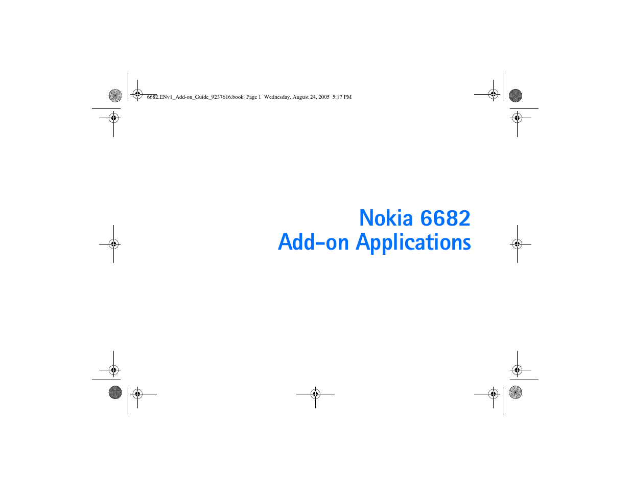 Nokia 6682 add-on applications | Nokia 6682 User Manual | Page 3 / 34