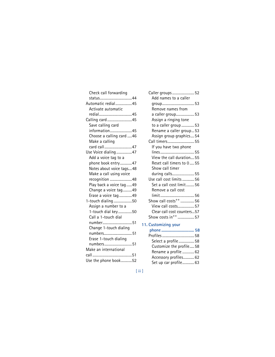 Nokia 8290 User Manual | Page 6 / 141