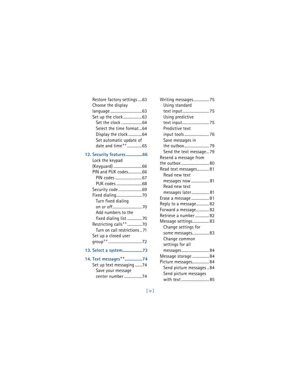 Nokia 8290 User Manual | Page 7 / 141