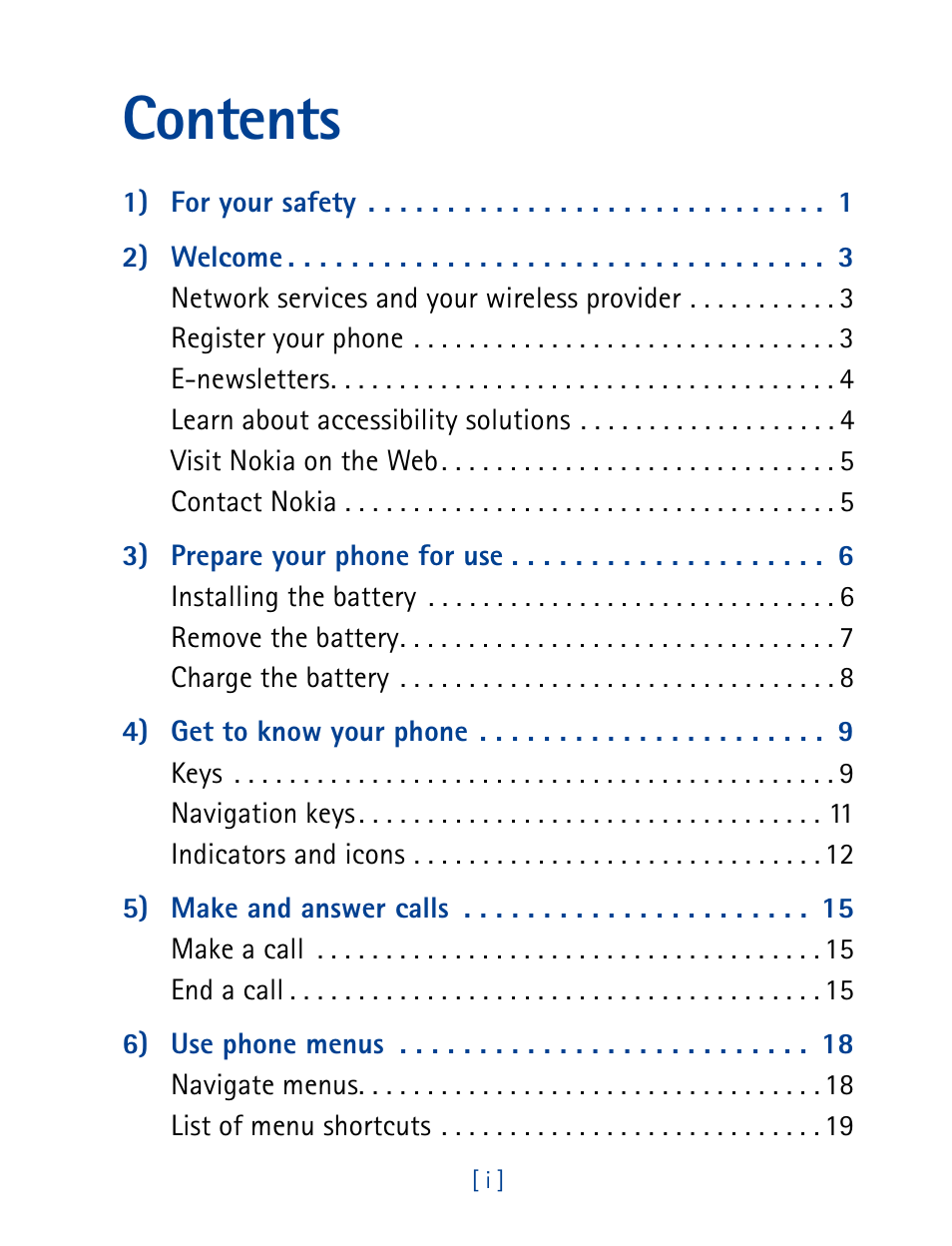 Nokia 8270 User Manual | Page 6 / 153