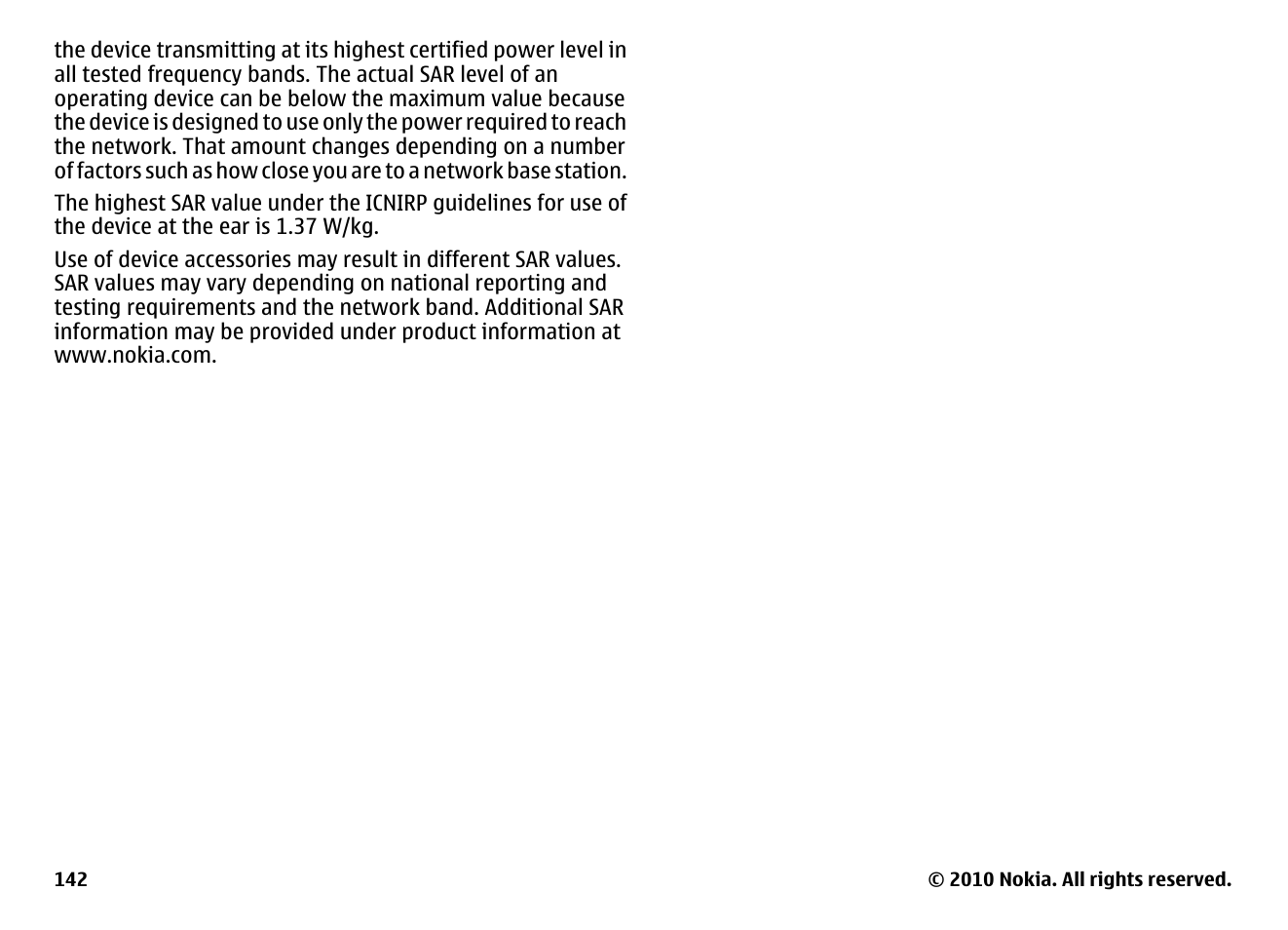 Nokia E66 User Manual | Page 142 / 150