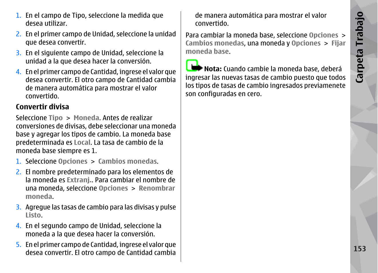Carpeta trabajo | Nokia N78 User Manual | Page 325 / 368