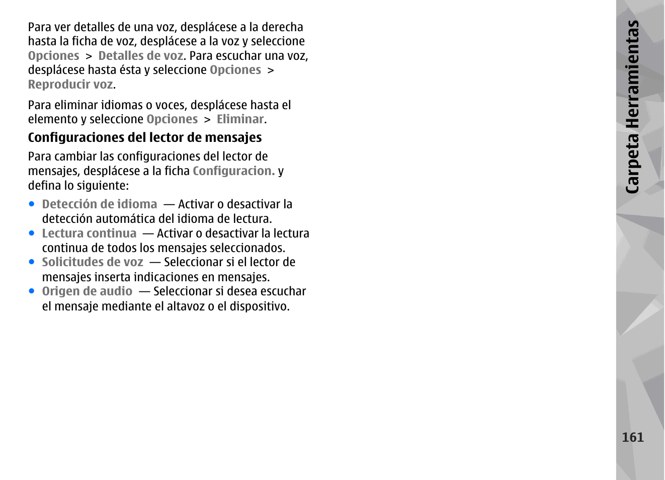 Carpeta herramientas | Nokia N78 User Manual | Page 333 / 368