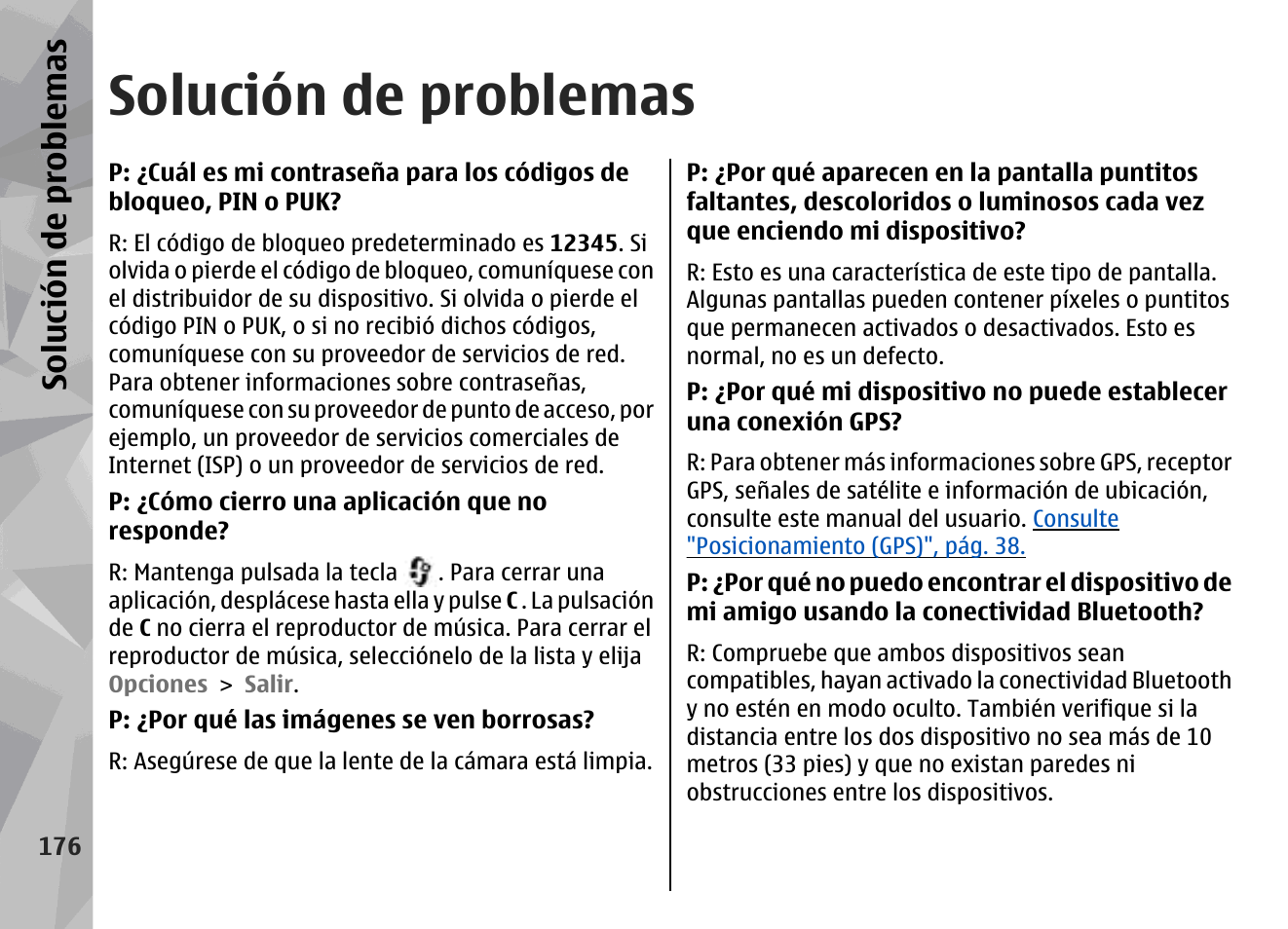 Solución de problemas | Nokia N78 User Manual | Page 348 / 368