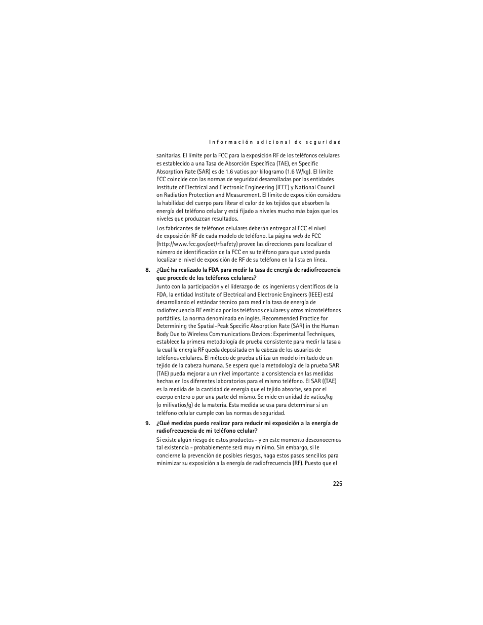 Nokia 6235i User Manual | Page 226 / 233