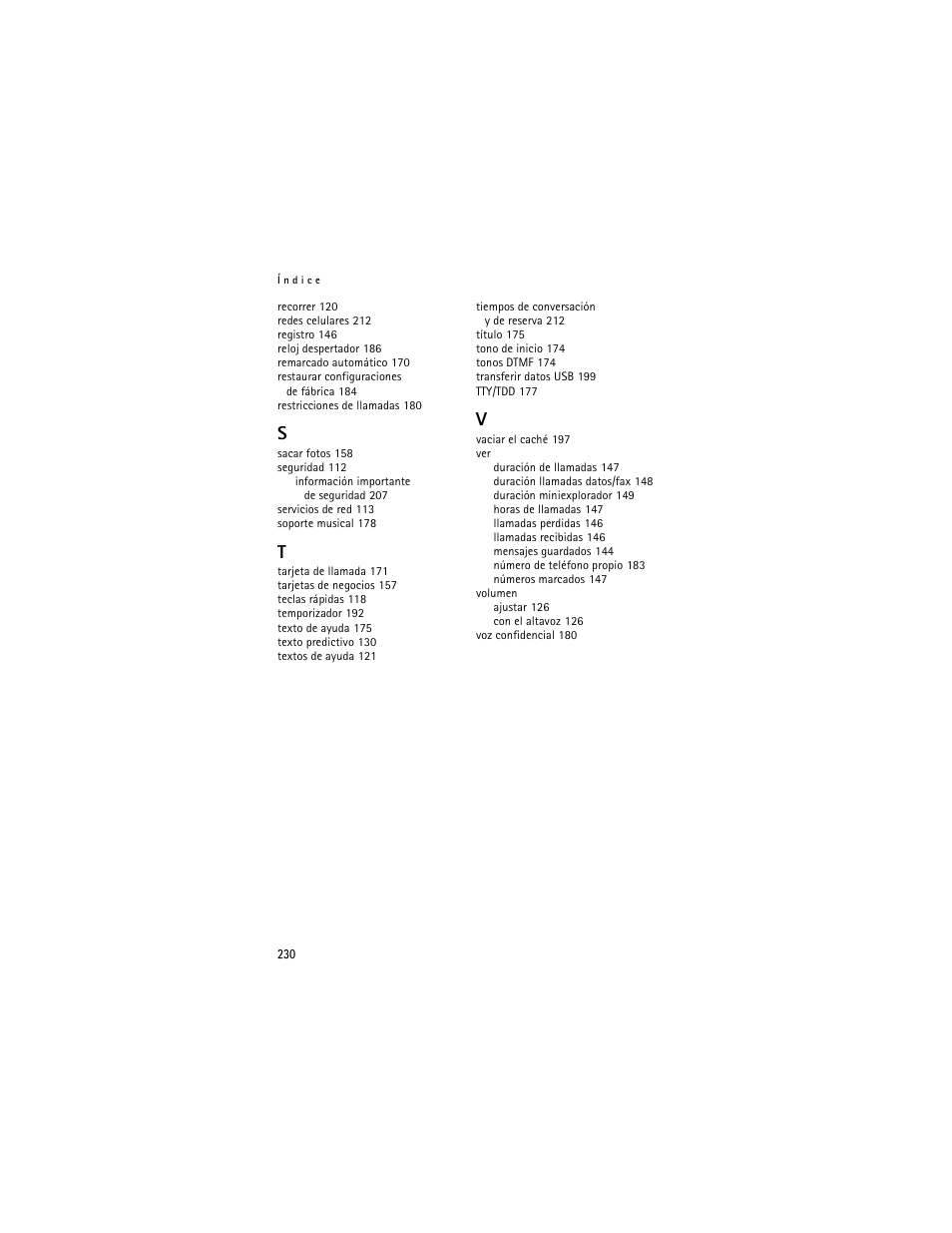 Nokia 6235i User Manual | Page 231 / 233