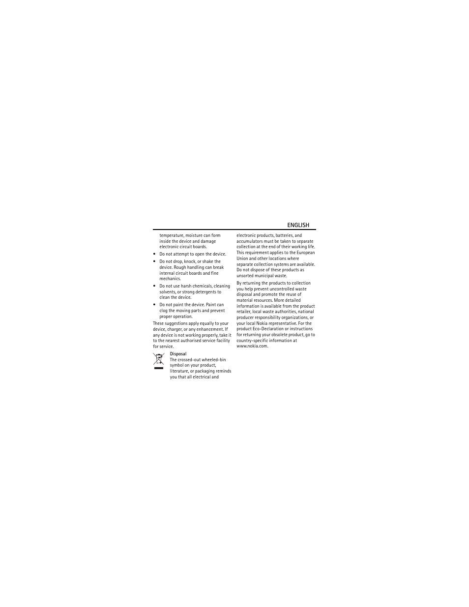 Nokia BLUETOOTH HEADSET BH-212 User Manual | Page 9 / 9