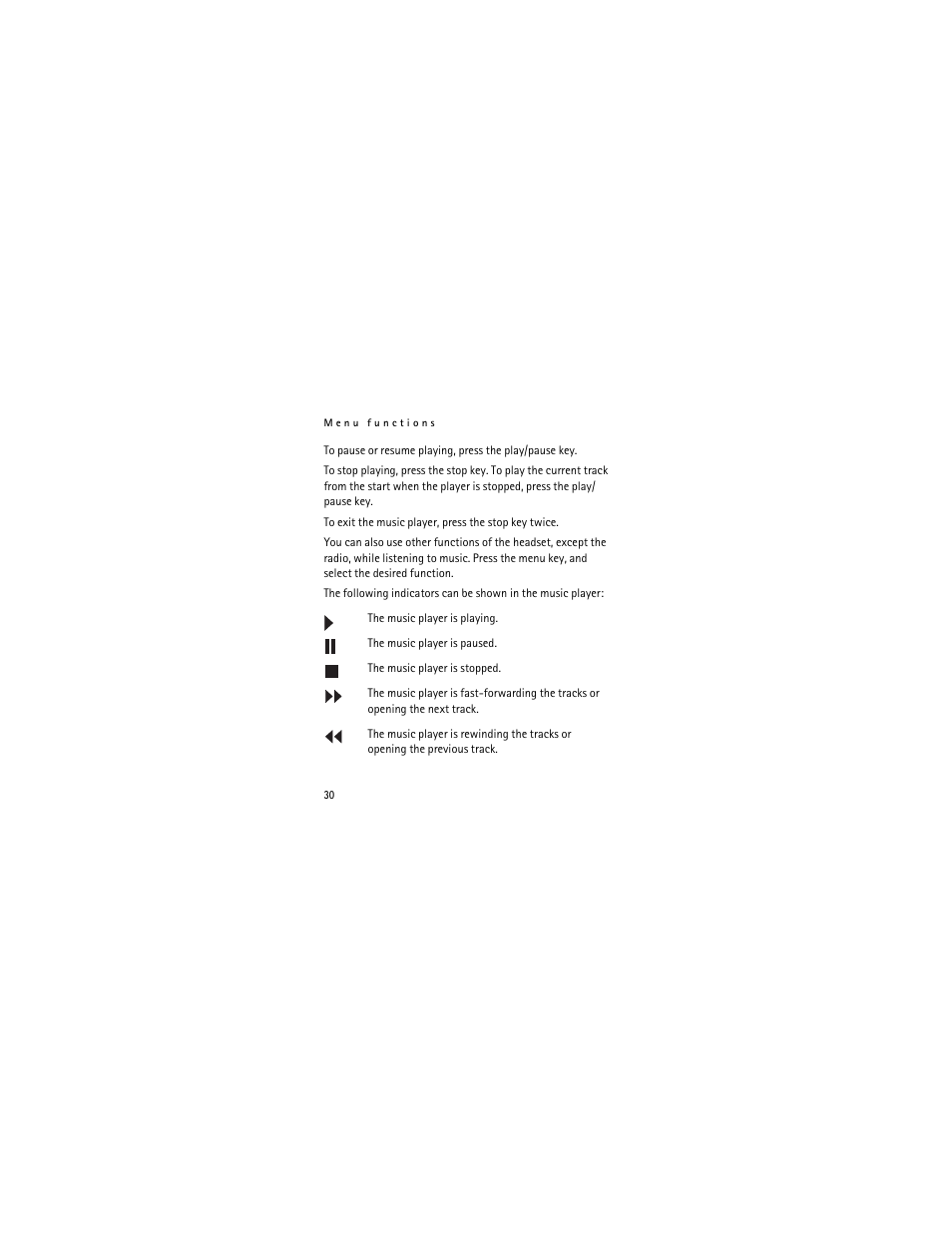 Nokia Bluetooth Stereo Headset BH-903 User Manual | Page 30 / 41