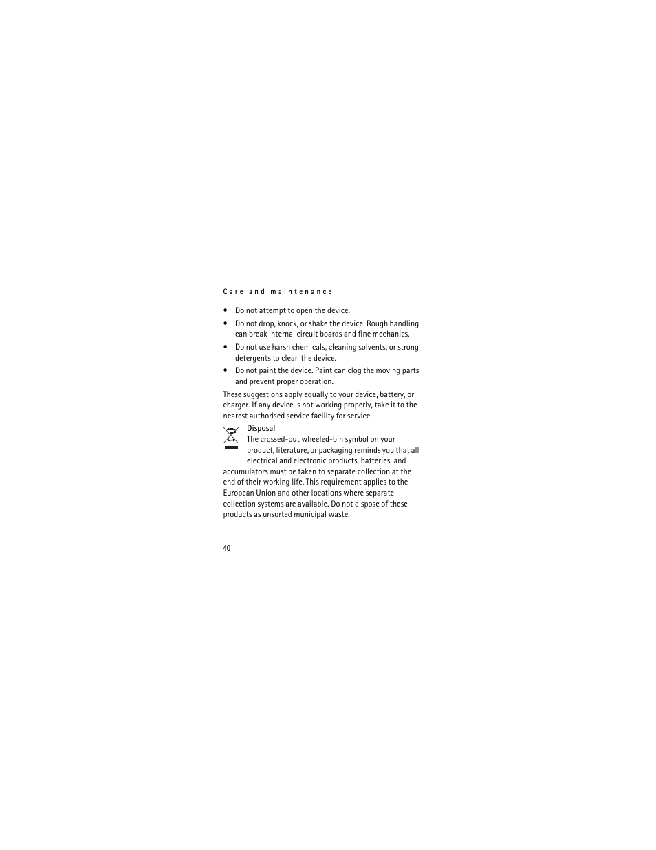 Nokia Bluetooth Stereo Headset BH-903 User Manual | Page 40 / 41