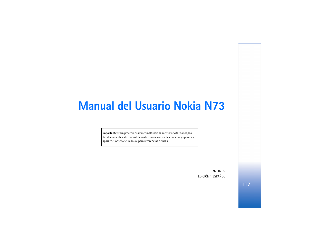 Manual del usuario nokia n73 | Nokia N73 User Manual | Page 118 / 241