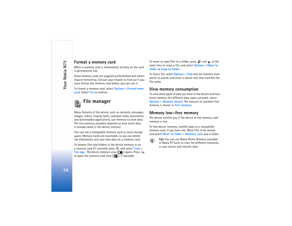 File manager | Nokia N73 User Manual | Page 15 / 241