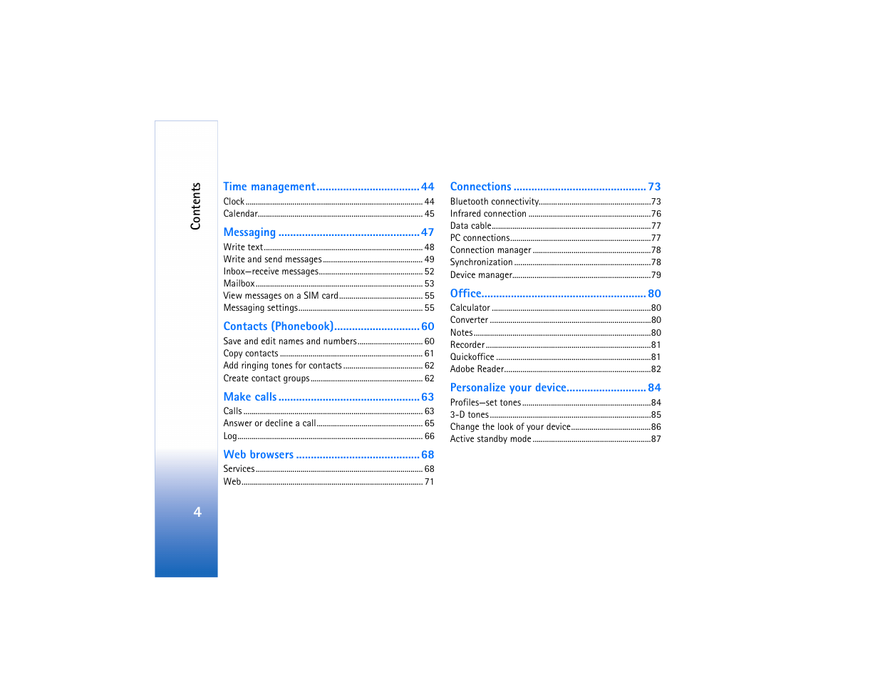 Nokia N73 User Manual | Page 5 / 241