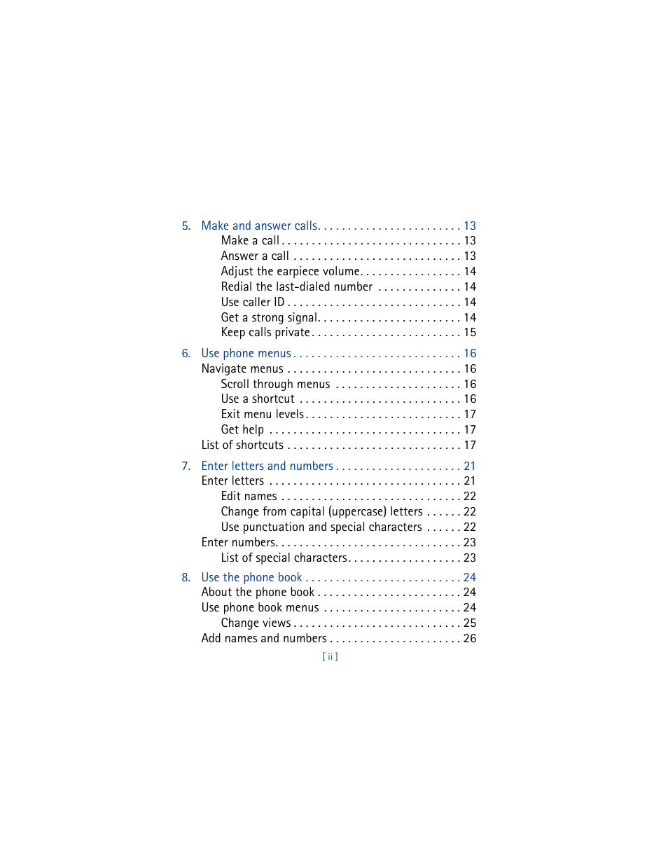 Nokia 8260 User Manual | Page 5 / 153