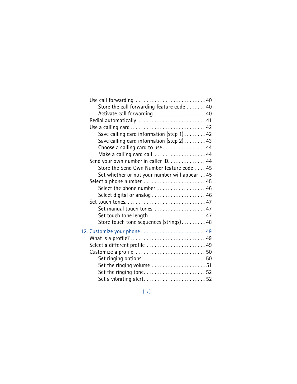 Nokia 8260 User Manual | Page 7 / 153