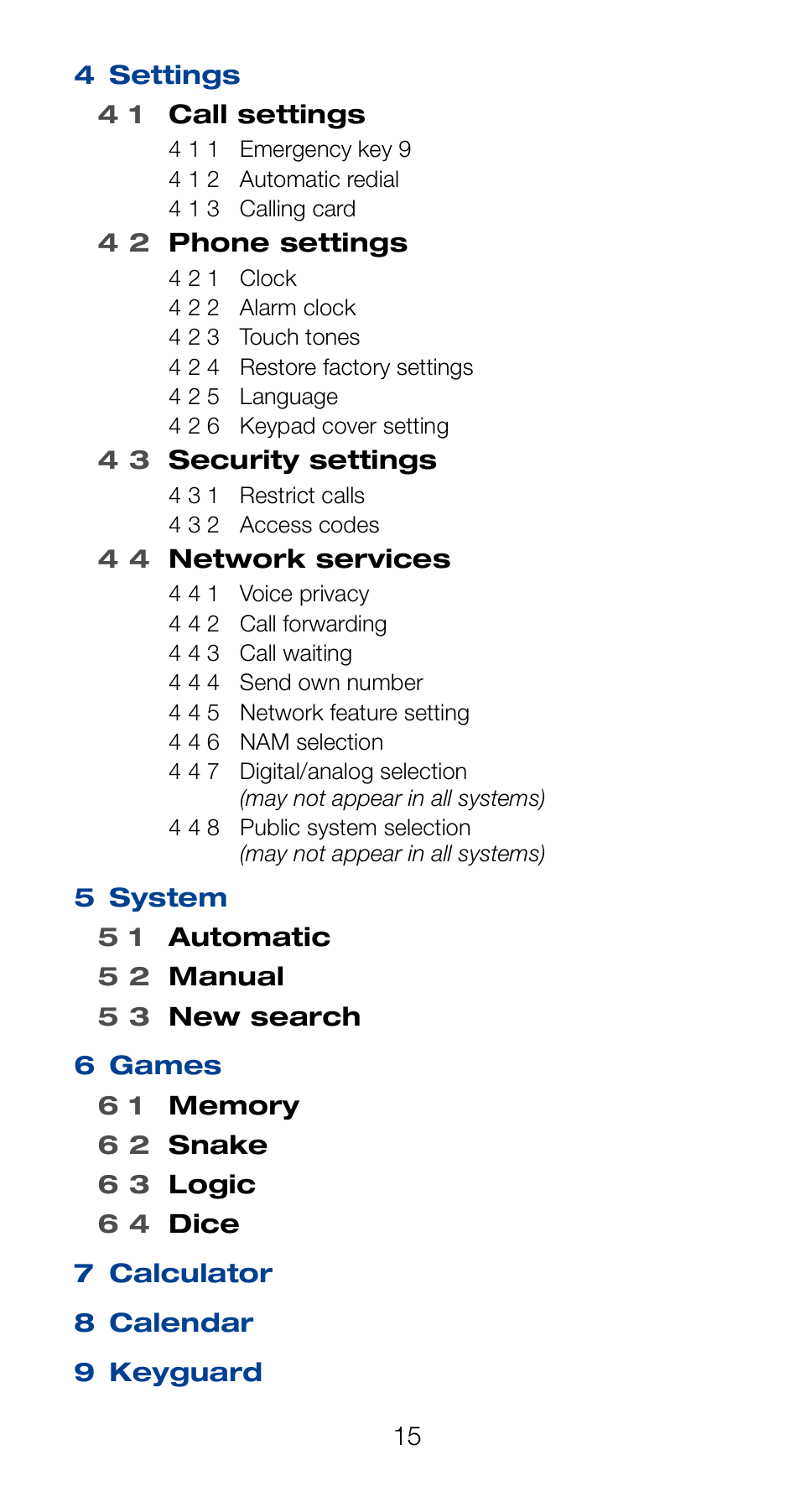 Nokia 6161 User Manual | Page 22 / 101