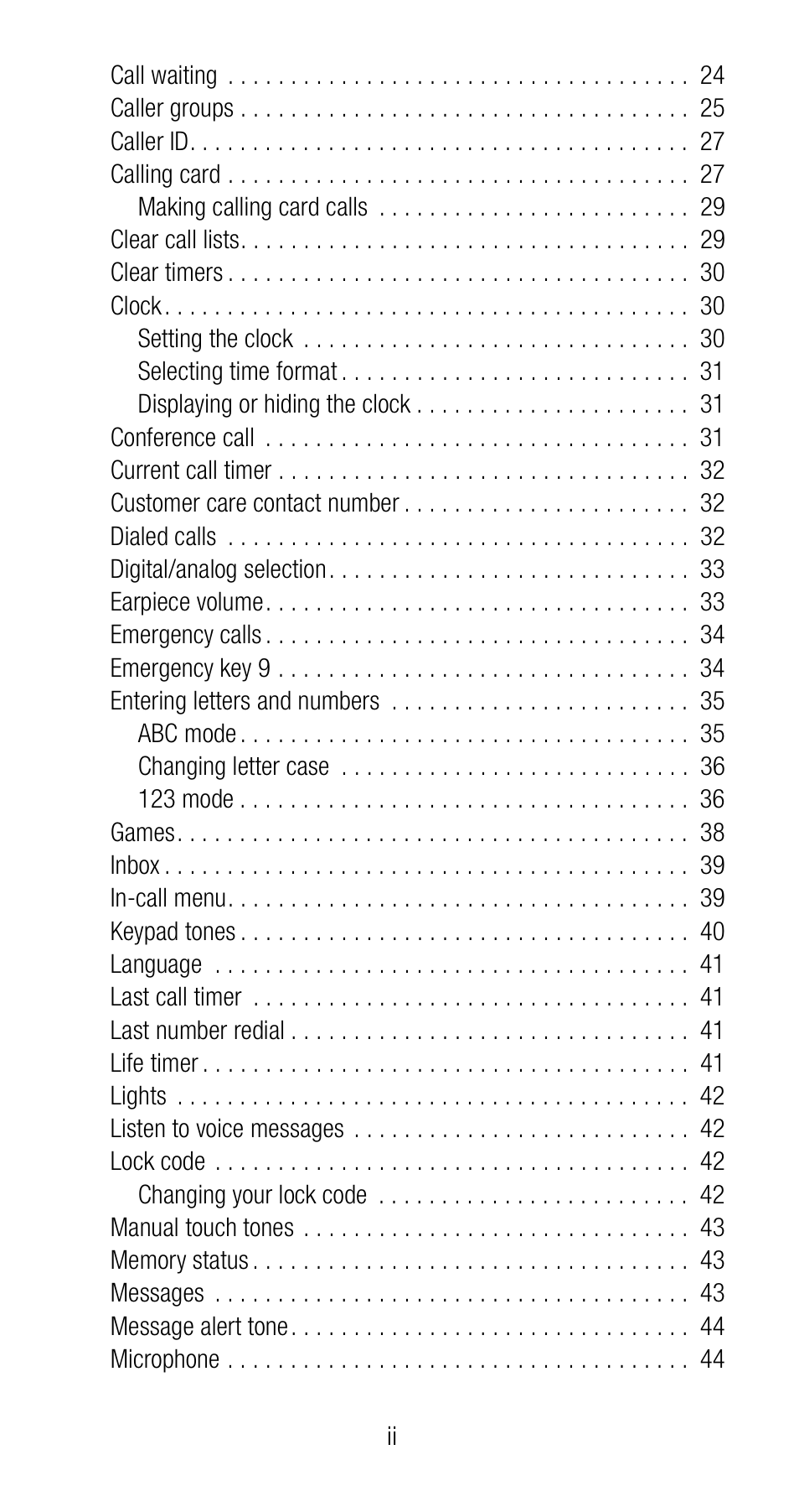 Nokia 6161 User Manual | Page 5 / 101