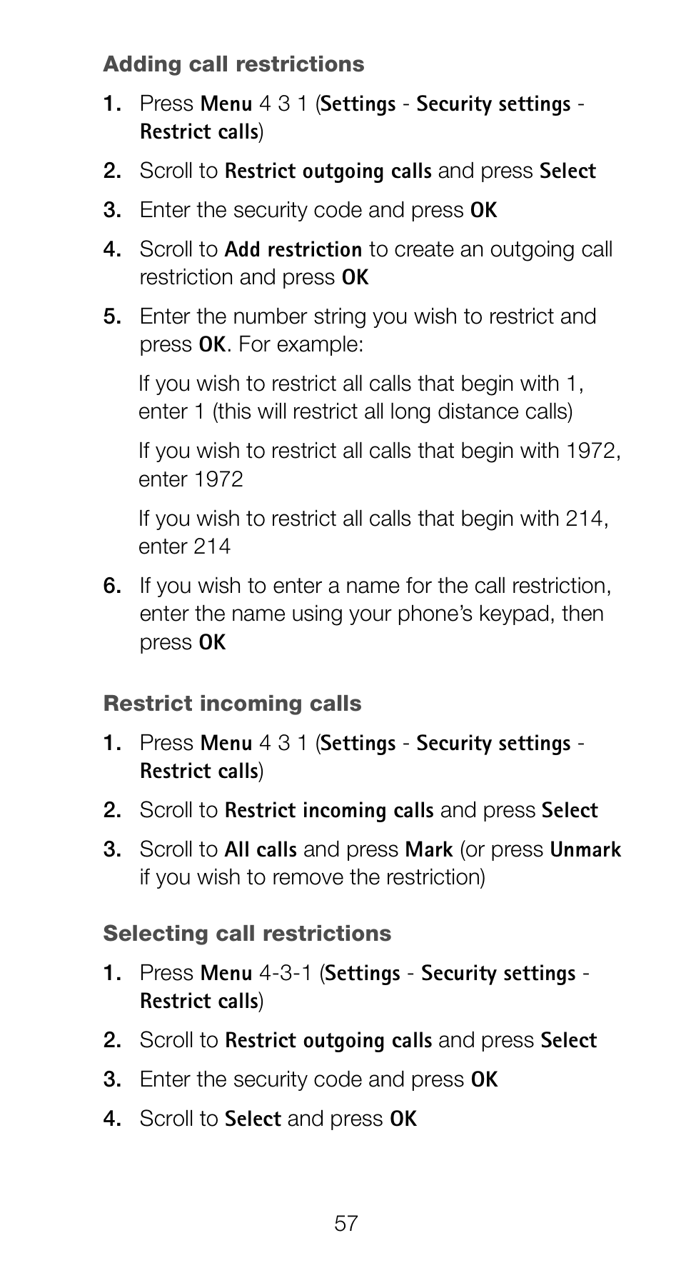 Nokia 6161 User Manual | Page 64 / 101