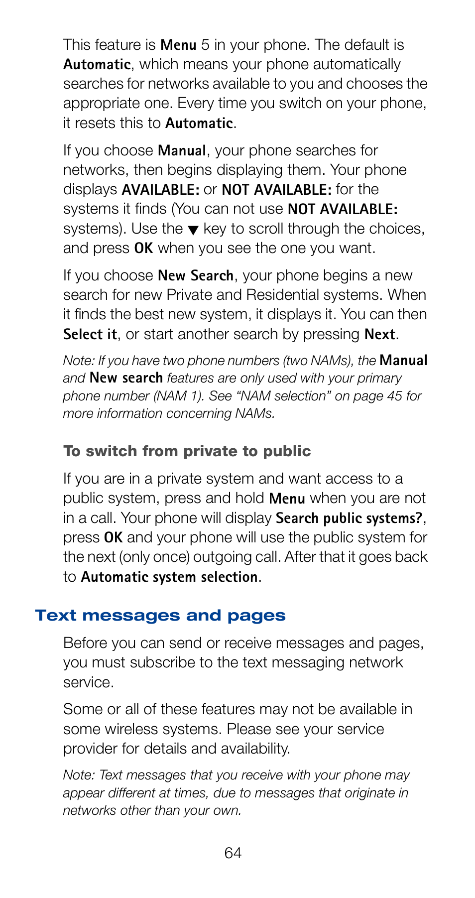 Nokia 6161 User Manual | Page 71 / 101