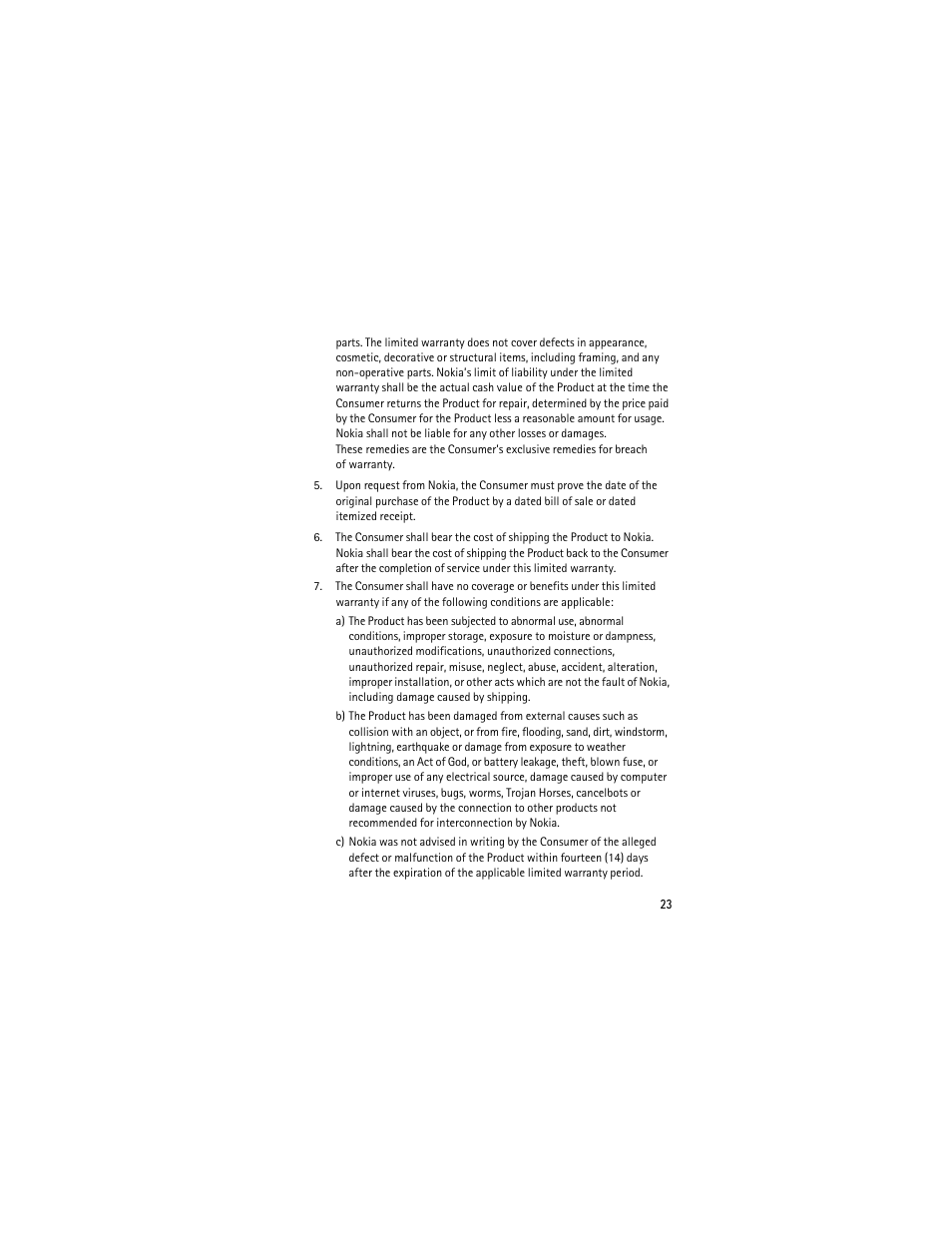 Nokia 2605 User Manual | Page 23 / 71