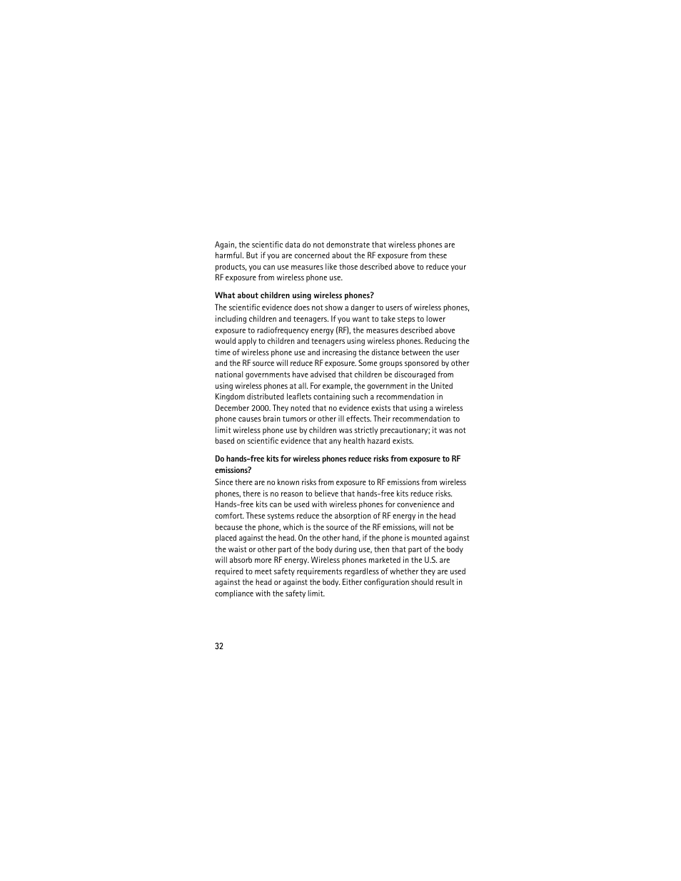 Nokia 2605 User Manual | Page 32 / 71