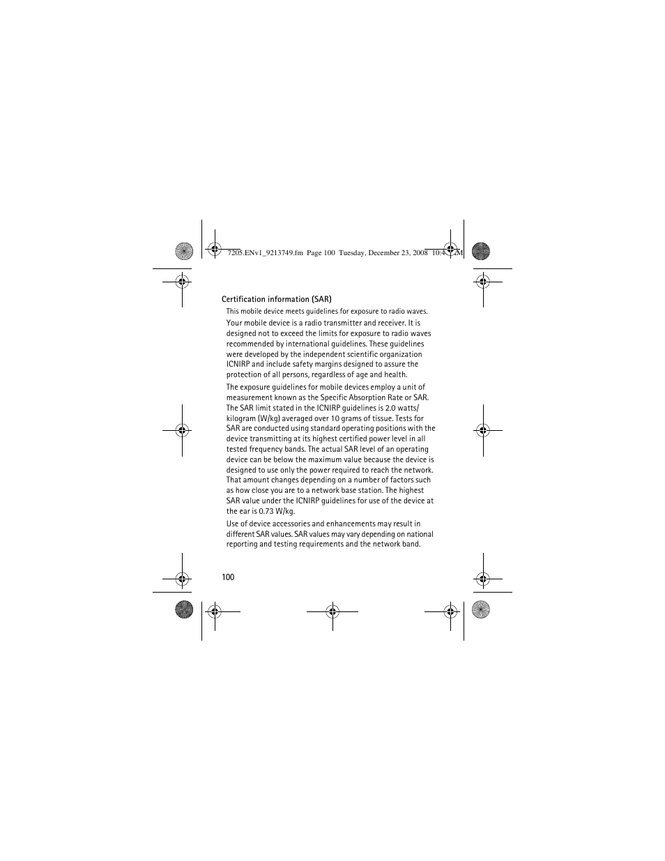 Nokia 7205 Intrigue User Manual | Page 101 / 108