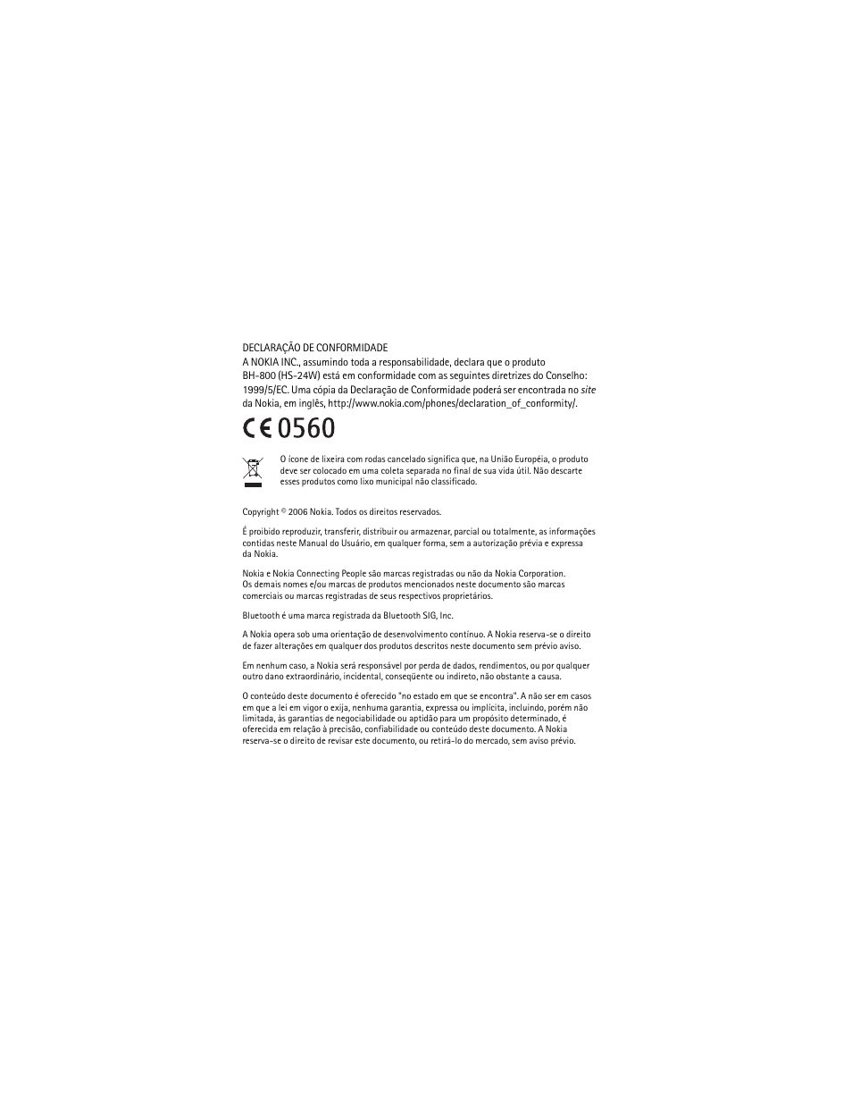 Nokia Bluetooth Headset BH-800 User Manual | Page 42 / 80