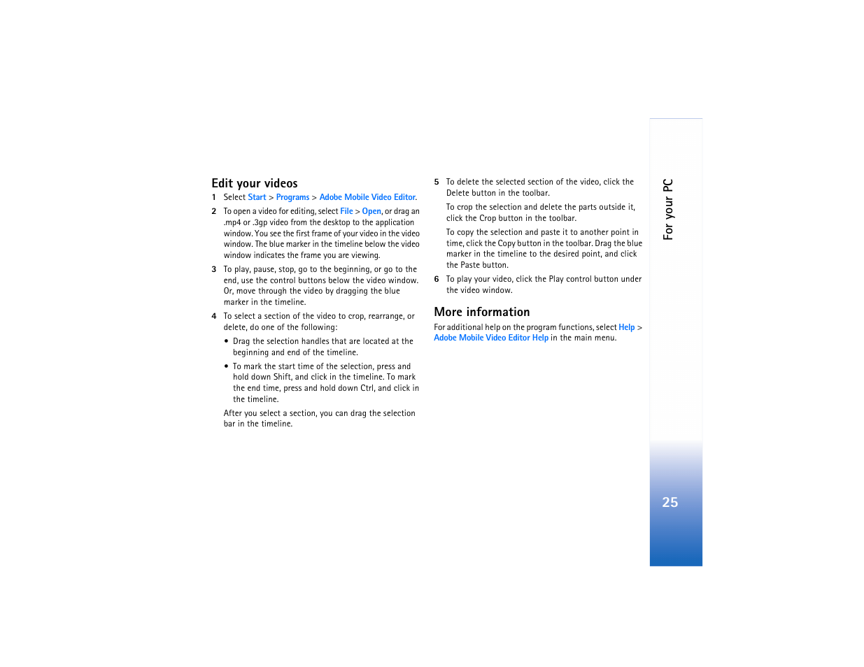 Nokia N90 User Manual | Page 30 / 33