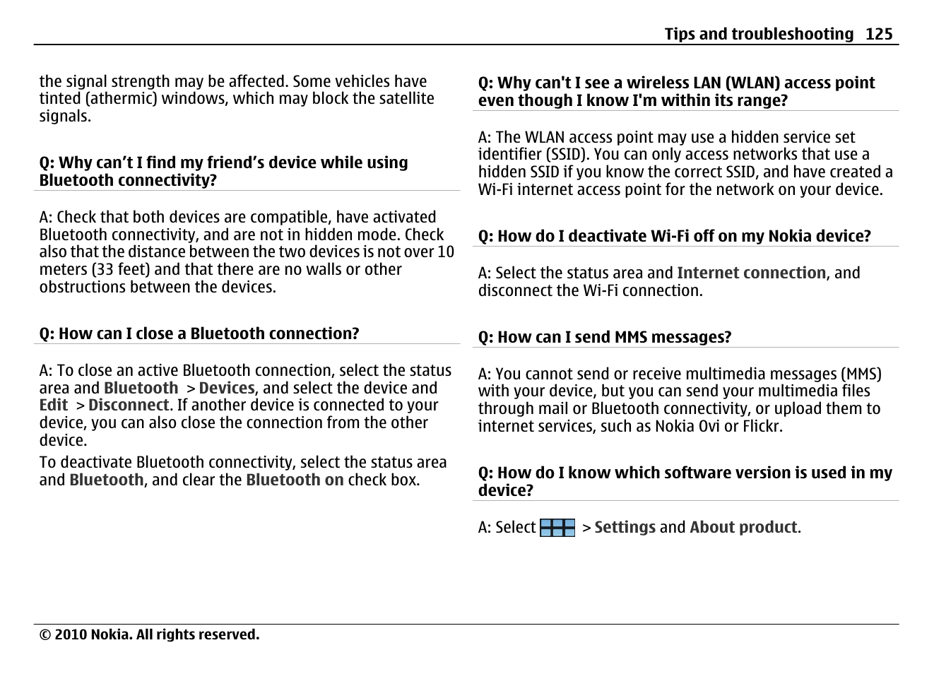 Nokia N900 User Manual | Page 125 / 283