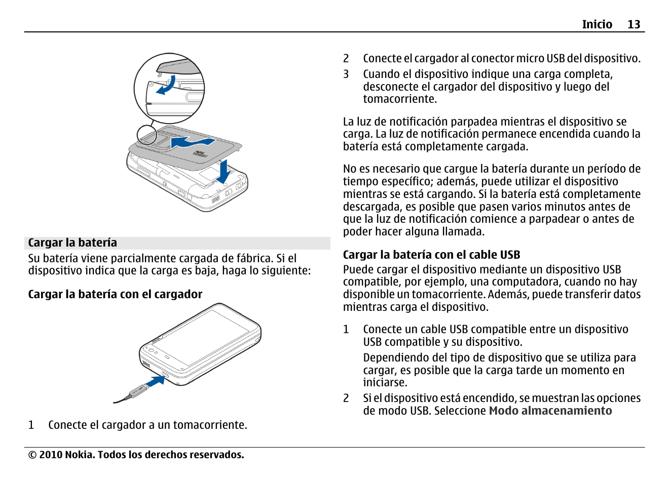 Cargar la batería | Nokia N900 User Manual | Page 149 / 283