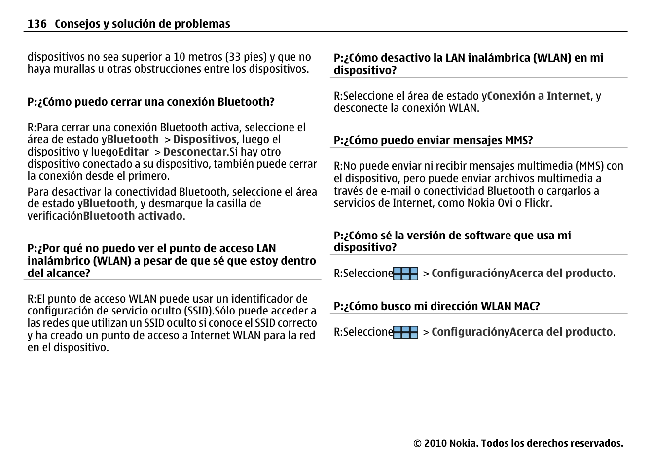 Nokia N900 User Manual | Page 272 / 283