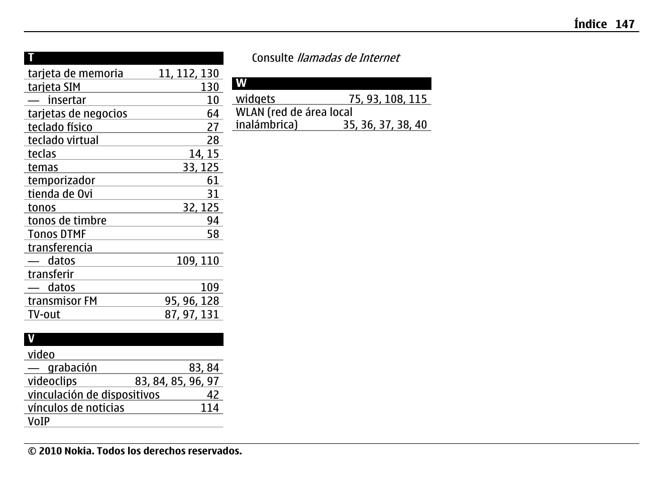 Nokia N900 User Manual | Page 283 / 283