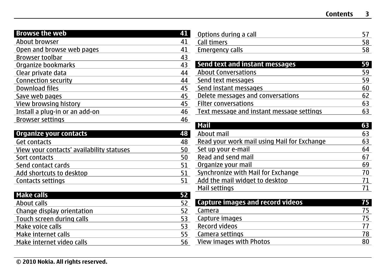 Nokia N900 User Manual | Page 3 / 283