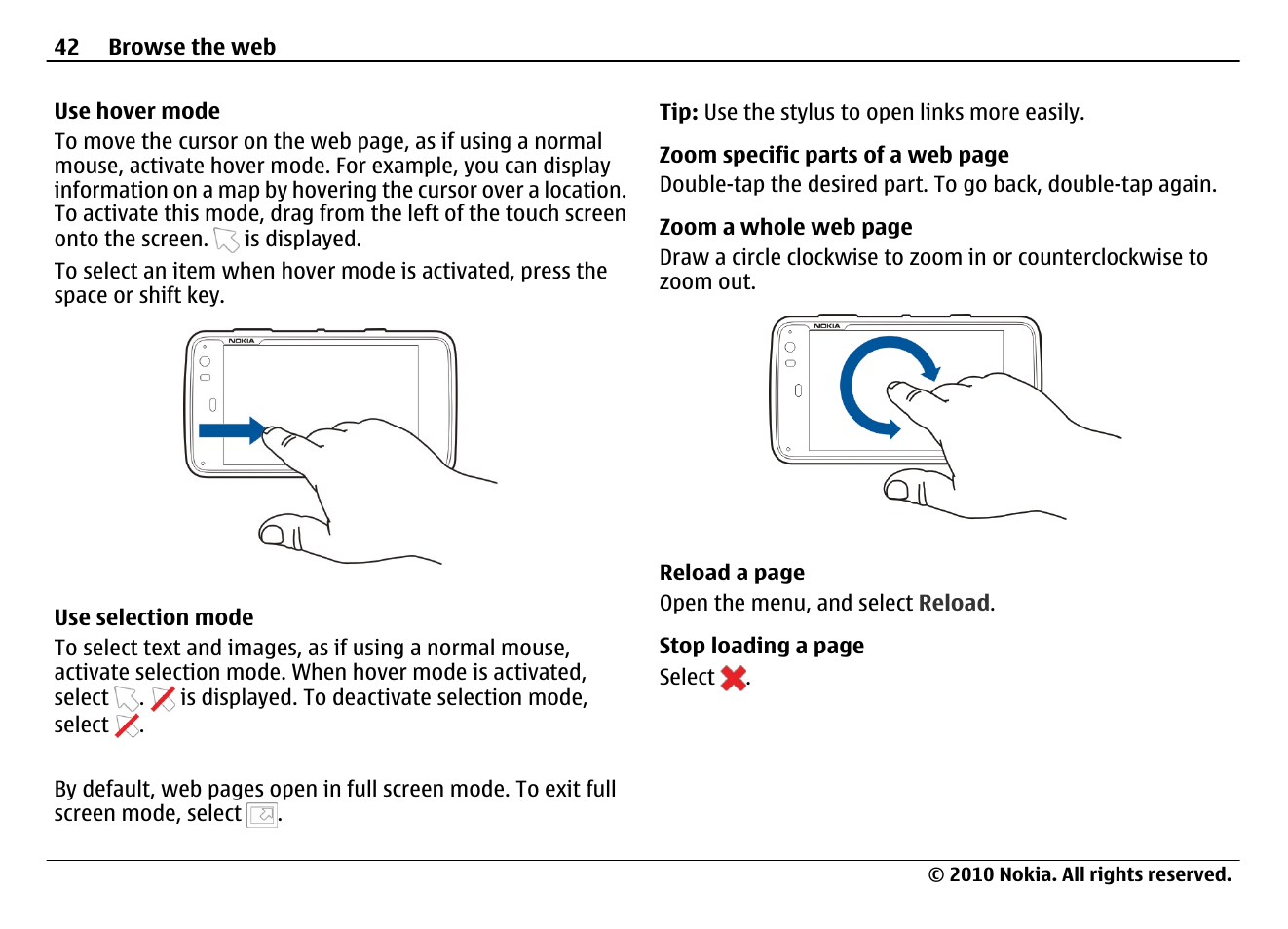 Nokia N900 User Manual | Page 42 / 283