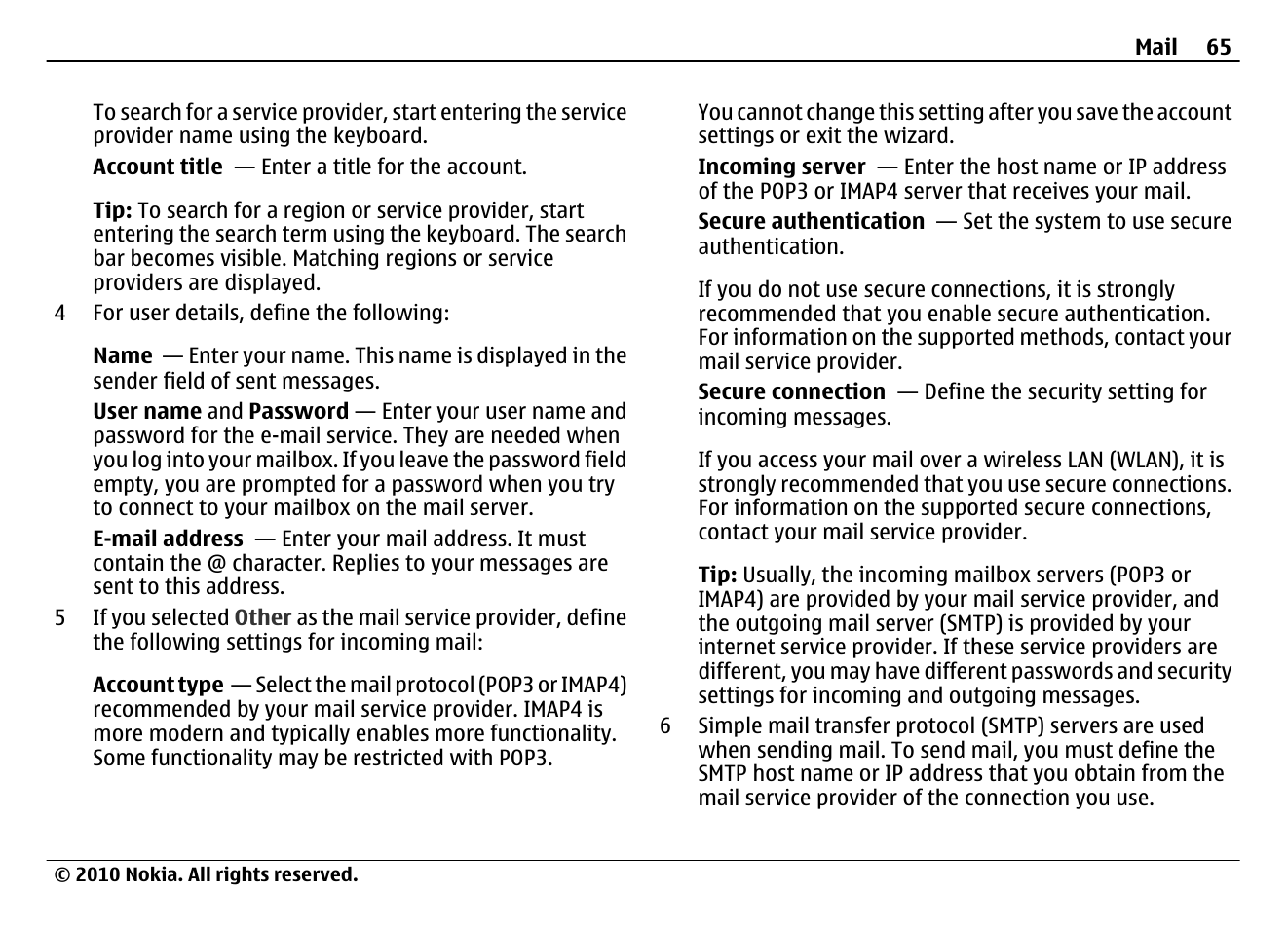 Nokia N900 User Manual | Page 65 / 283