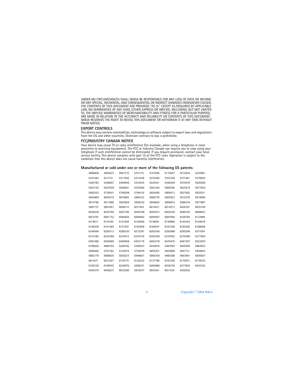 Nokia 6620 User Manual | Page 5 / 153