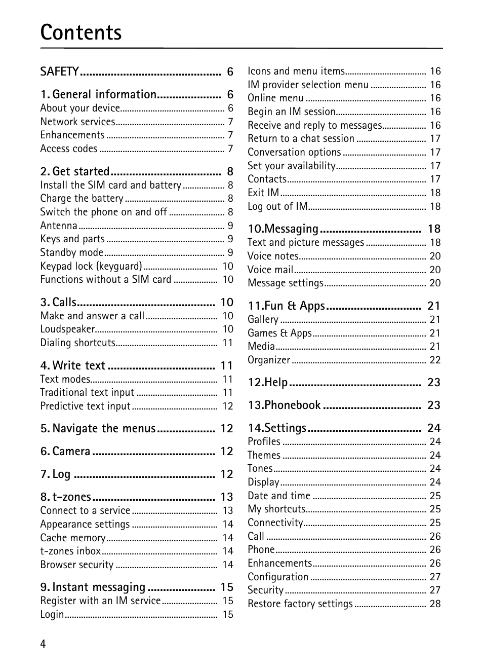 Nokia 1680 Classic User Manual | Page 5 / 75