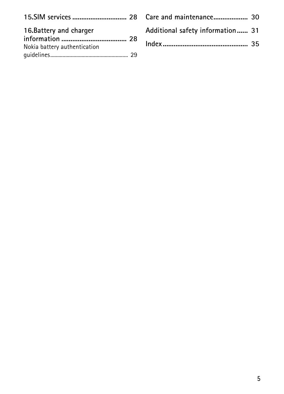 Nokia 1680 Classic User Manual | Page 6 / 75