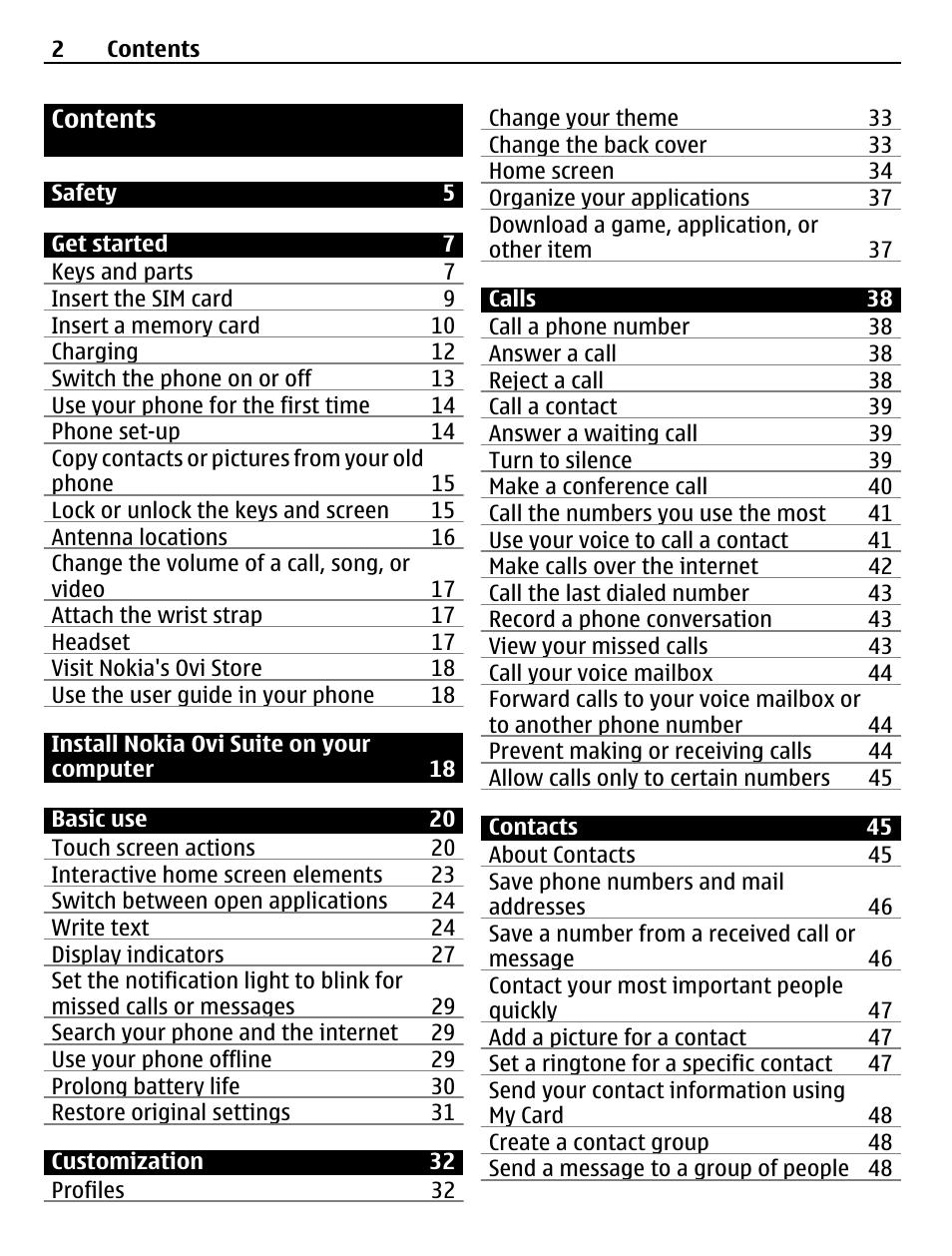 Nokia 500 User Manual | Page 2 / 124