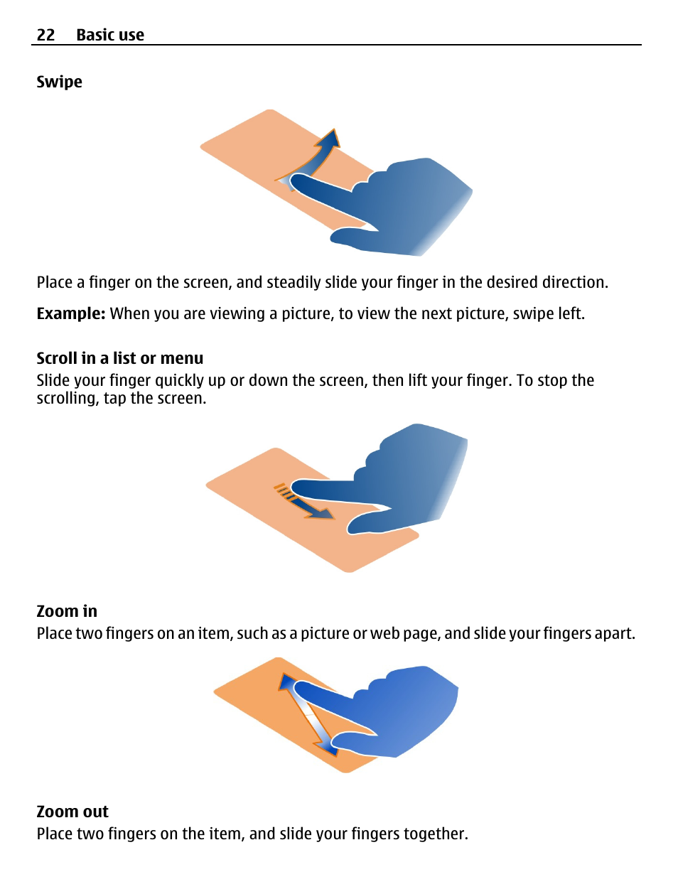 Nokia 500 User Manual | Page 22 / 124