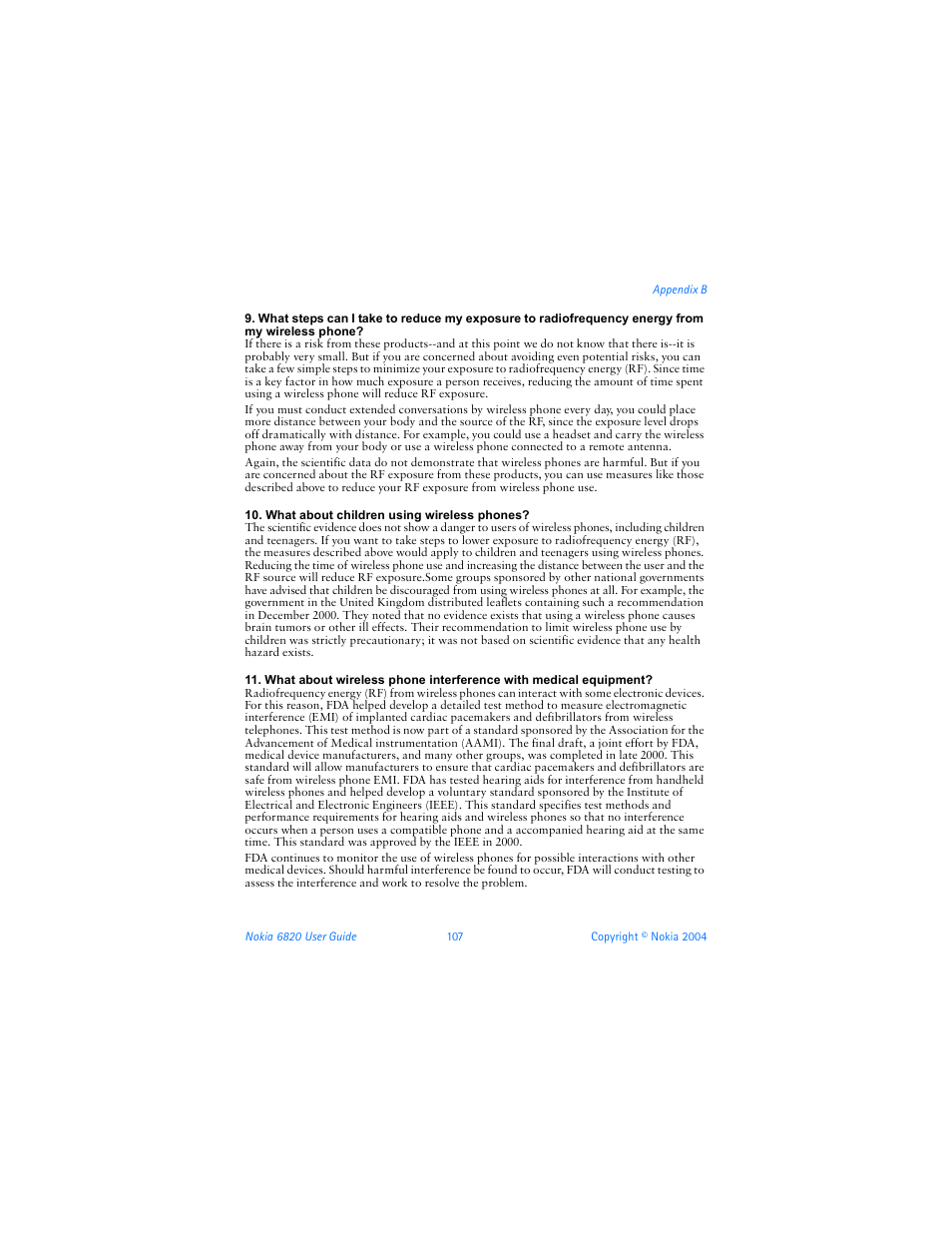 Nokia 6820 User Manual | Page 114 / 121