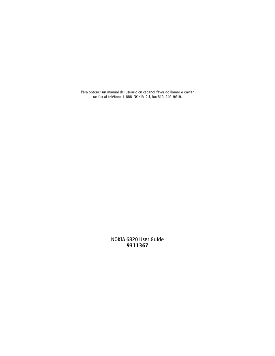 Nokia 6820 User Manual | Page 121 / 121